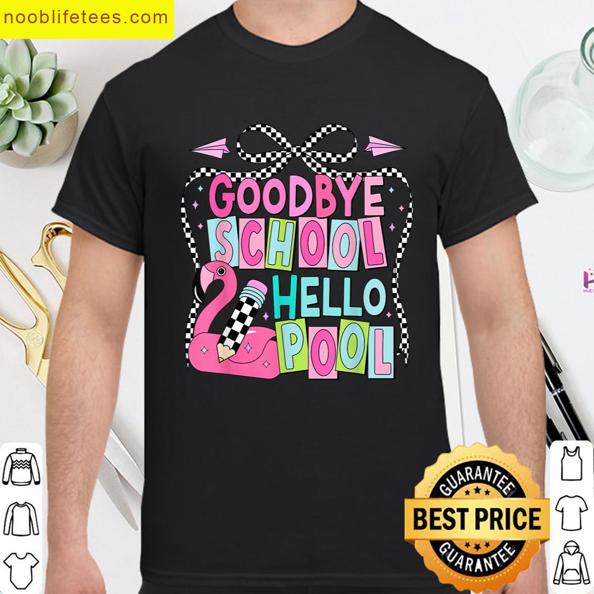 Goodbye School Teacher Kid Tee premium shirt