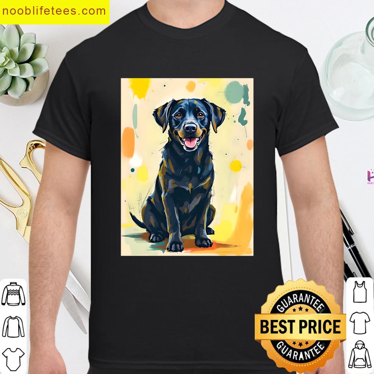 Happy Black Lab Puppy Apparel premium shirt