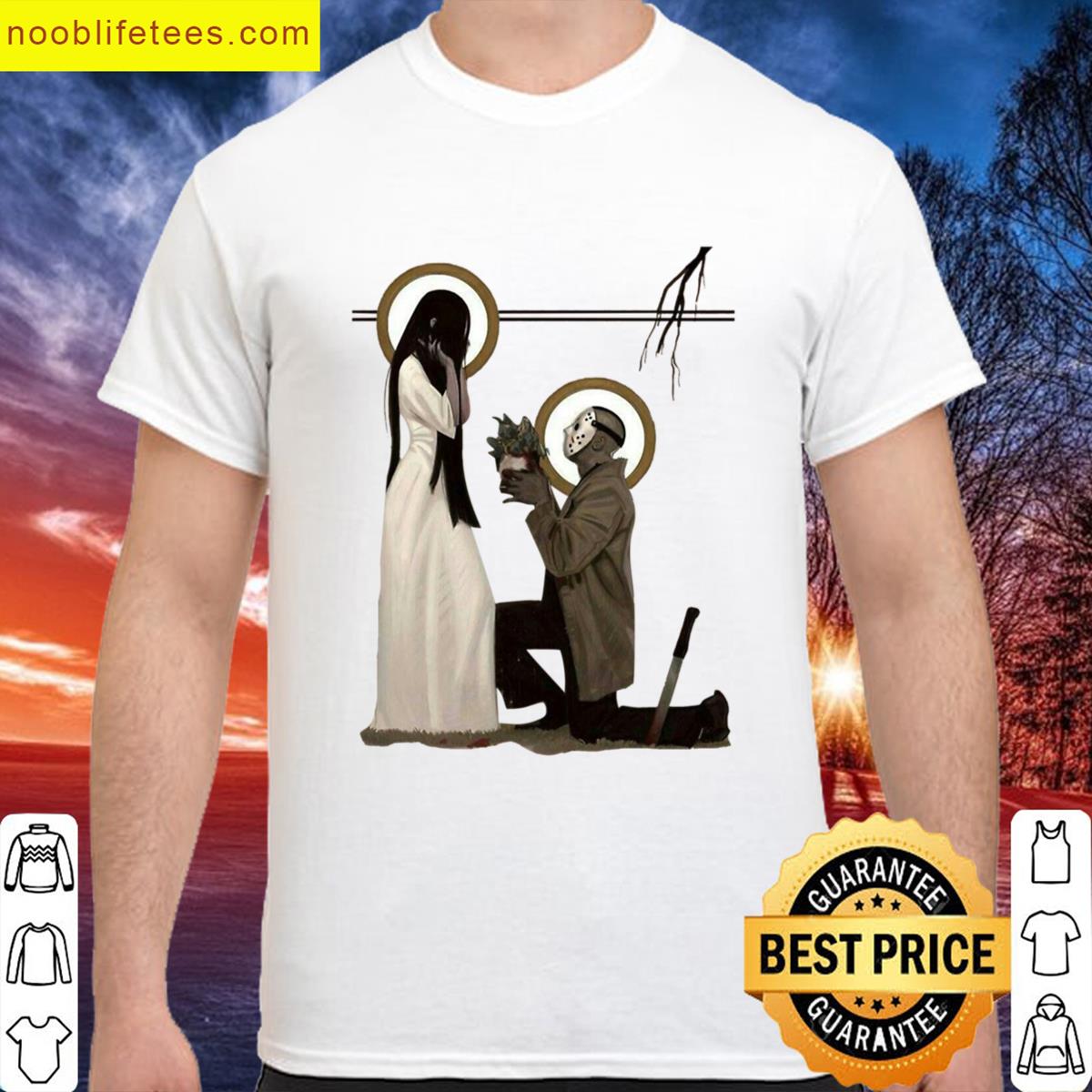Horror Jason Sadako Graphic Tee premium shirt