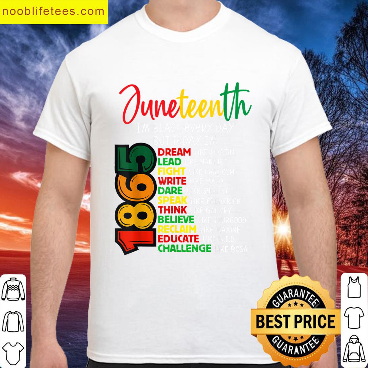 Juneteenth 1865 African American Strength premium shirt