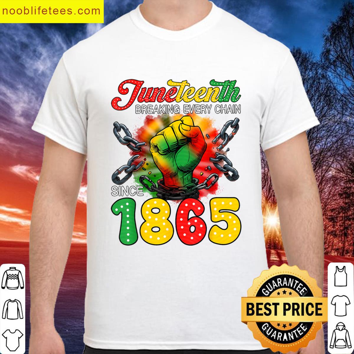 Juneteenth Breaking Chains Tee premium shirt