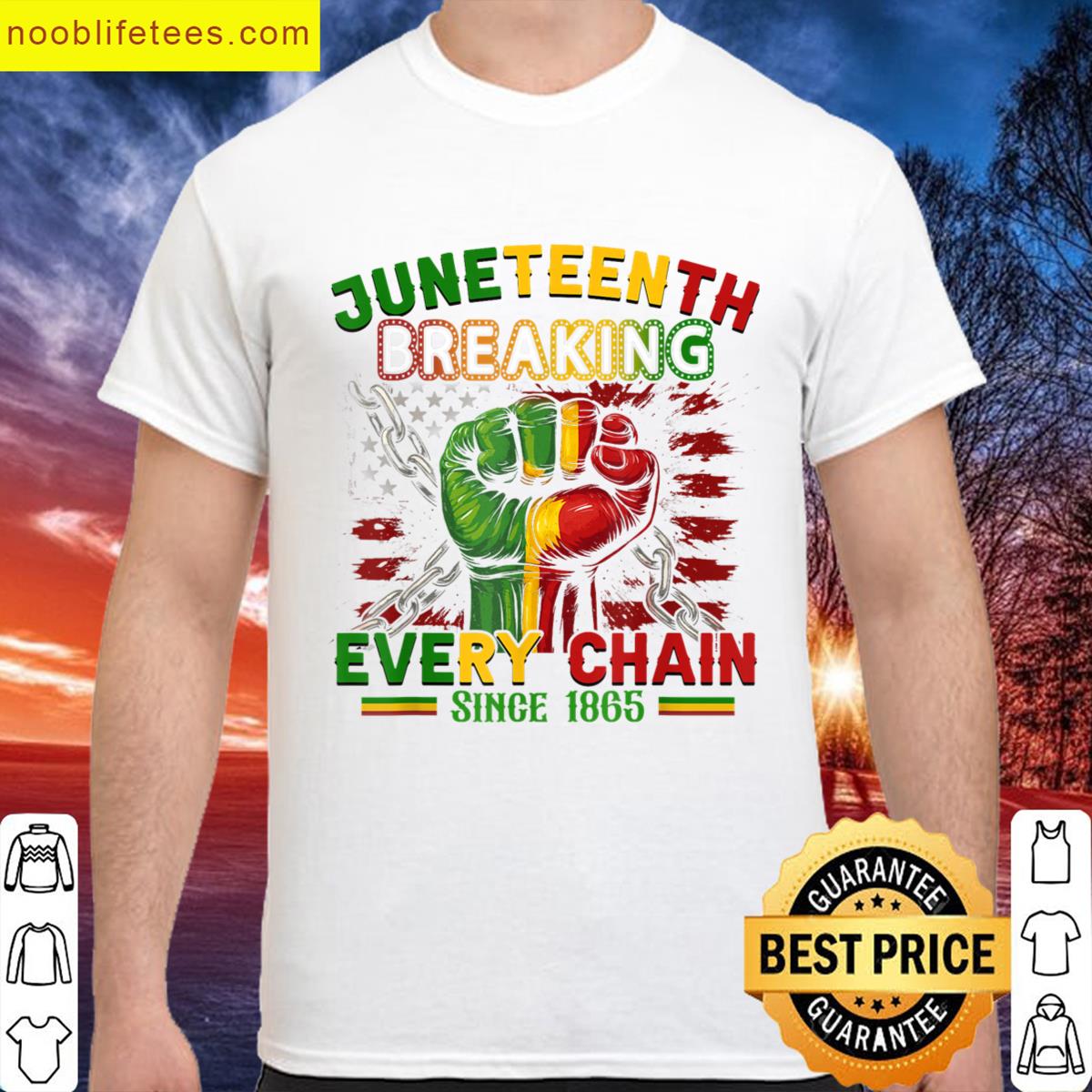 Juneteenth Breaking Every Chain Tee premium shirt