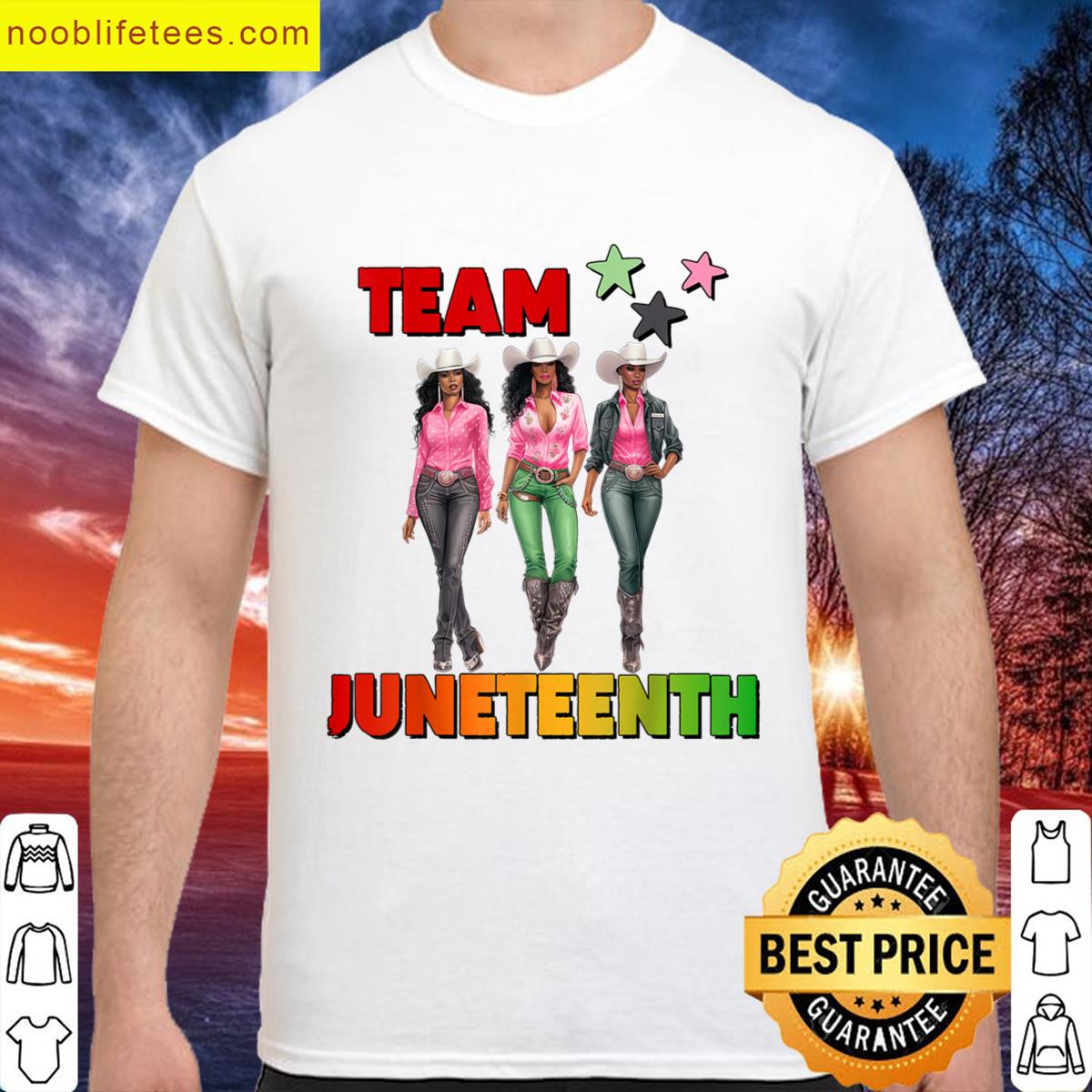 Juneteenth Melanin Cowgirl premium shirt