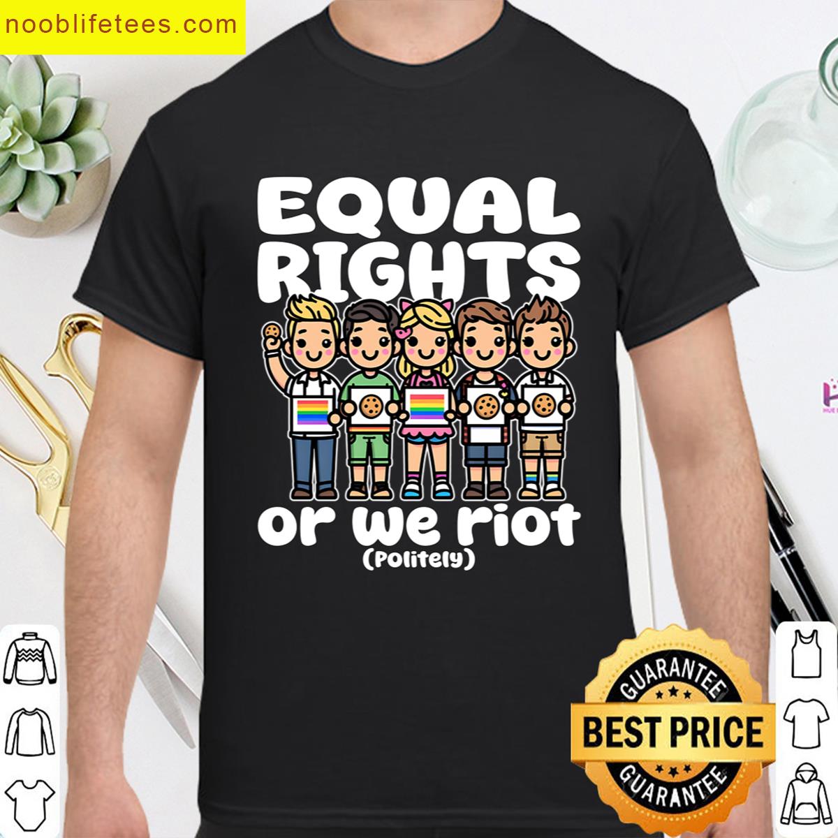 Lgbtqia Equal Rights Protest Tee premium shirt