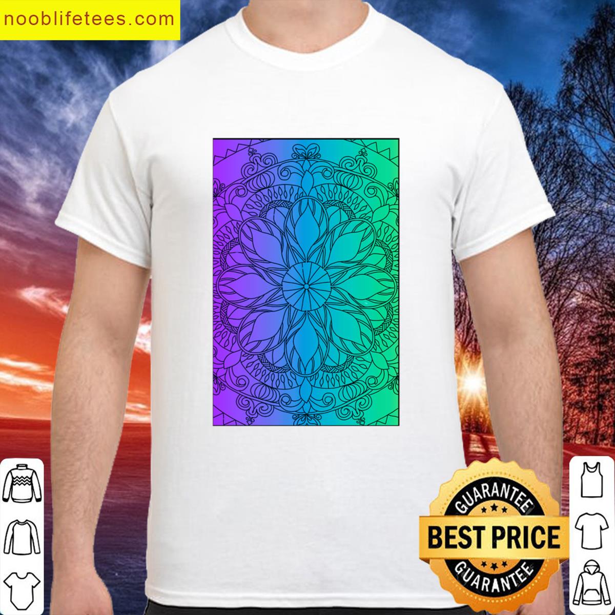 Mandala Colorful Tee premium shirt
