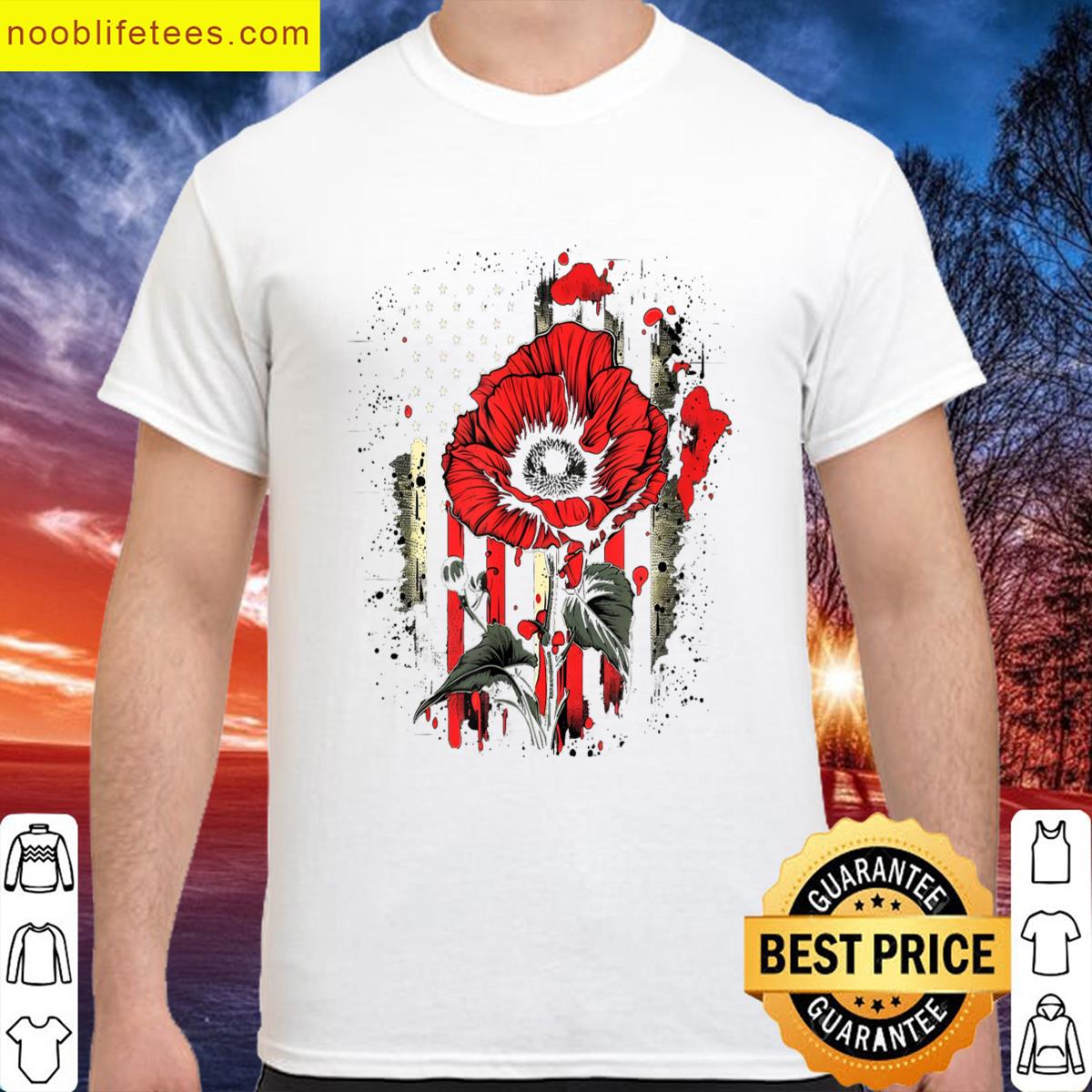 Memorial Day American Flag Tee premium shirt