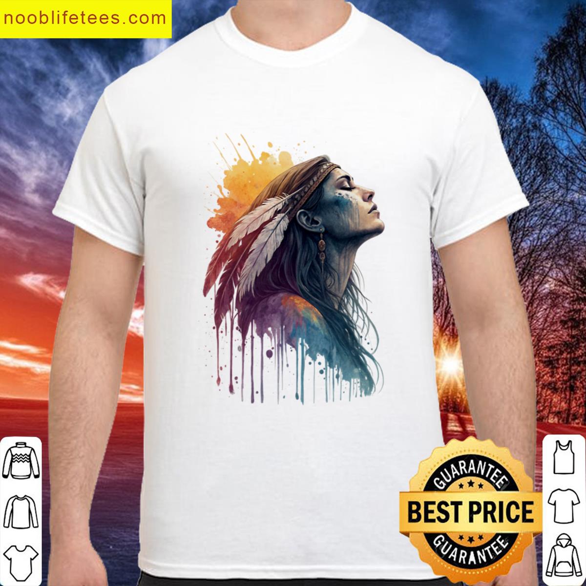 Native American Graphic Tee premium shirt