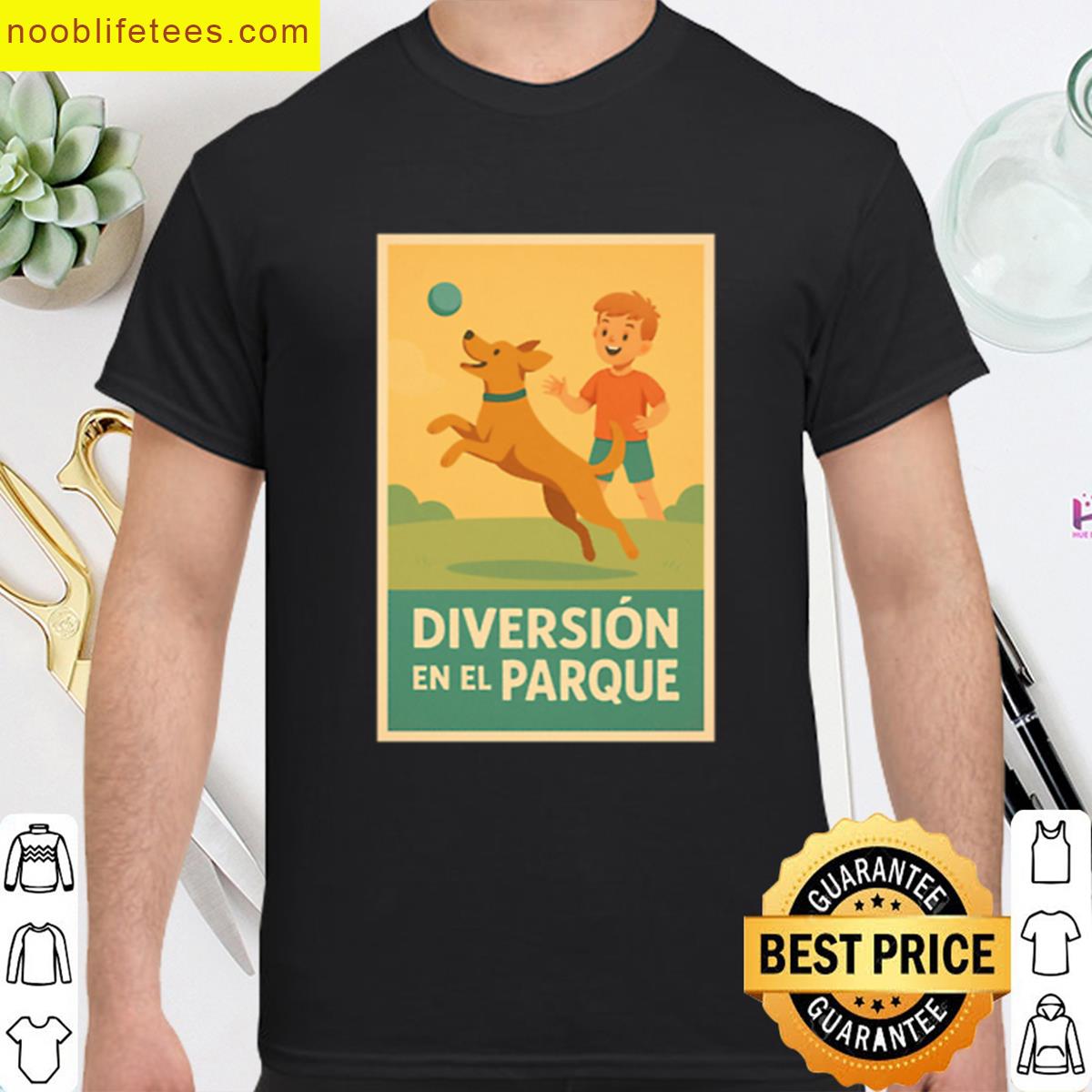 Oversized Dog And Master Tee premium shirt