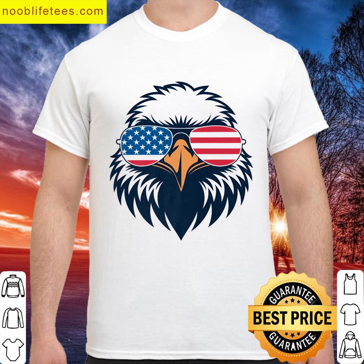 Patriotic Independence Day Eagle premium shirt