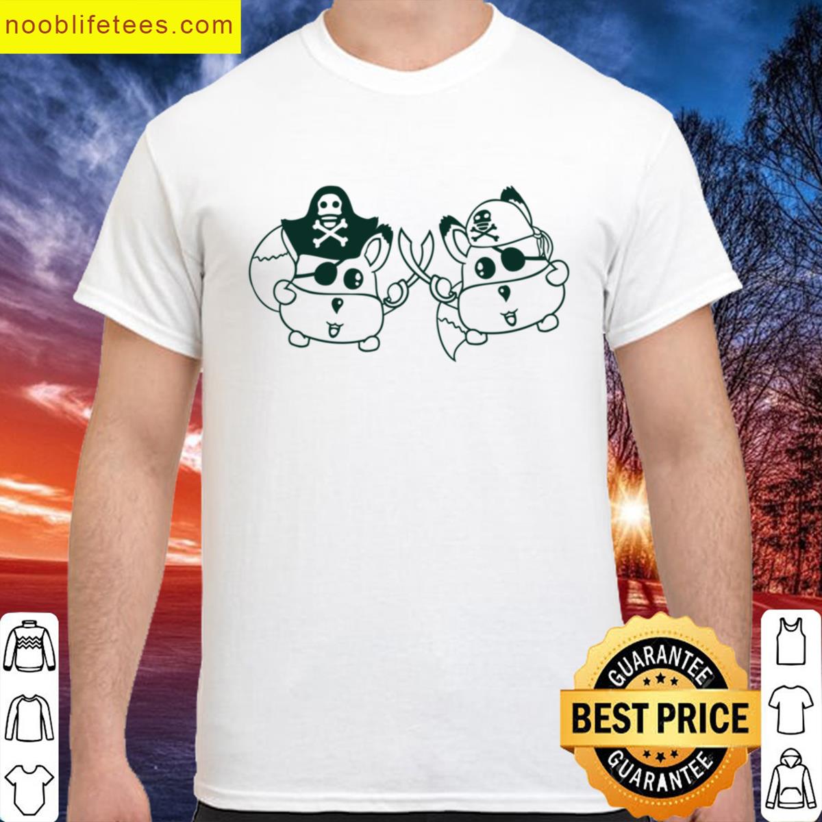 Pirate Foxes Duel premium shirt