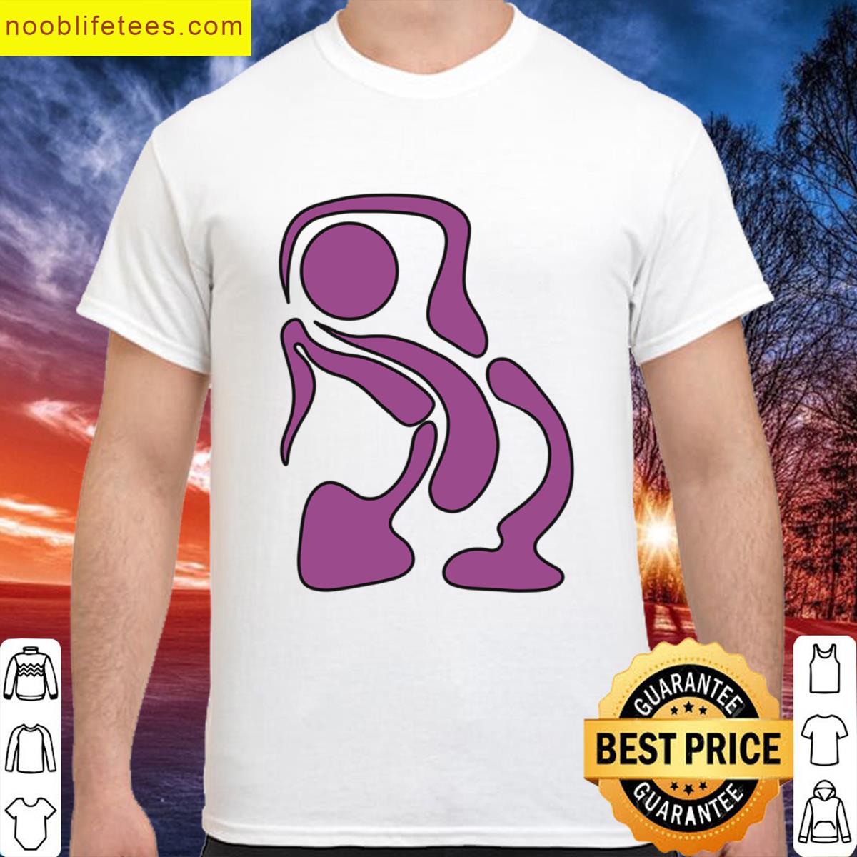 Purple Drippy Figure premium shirt