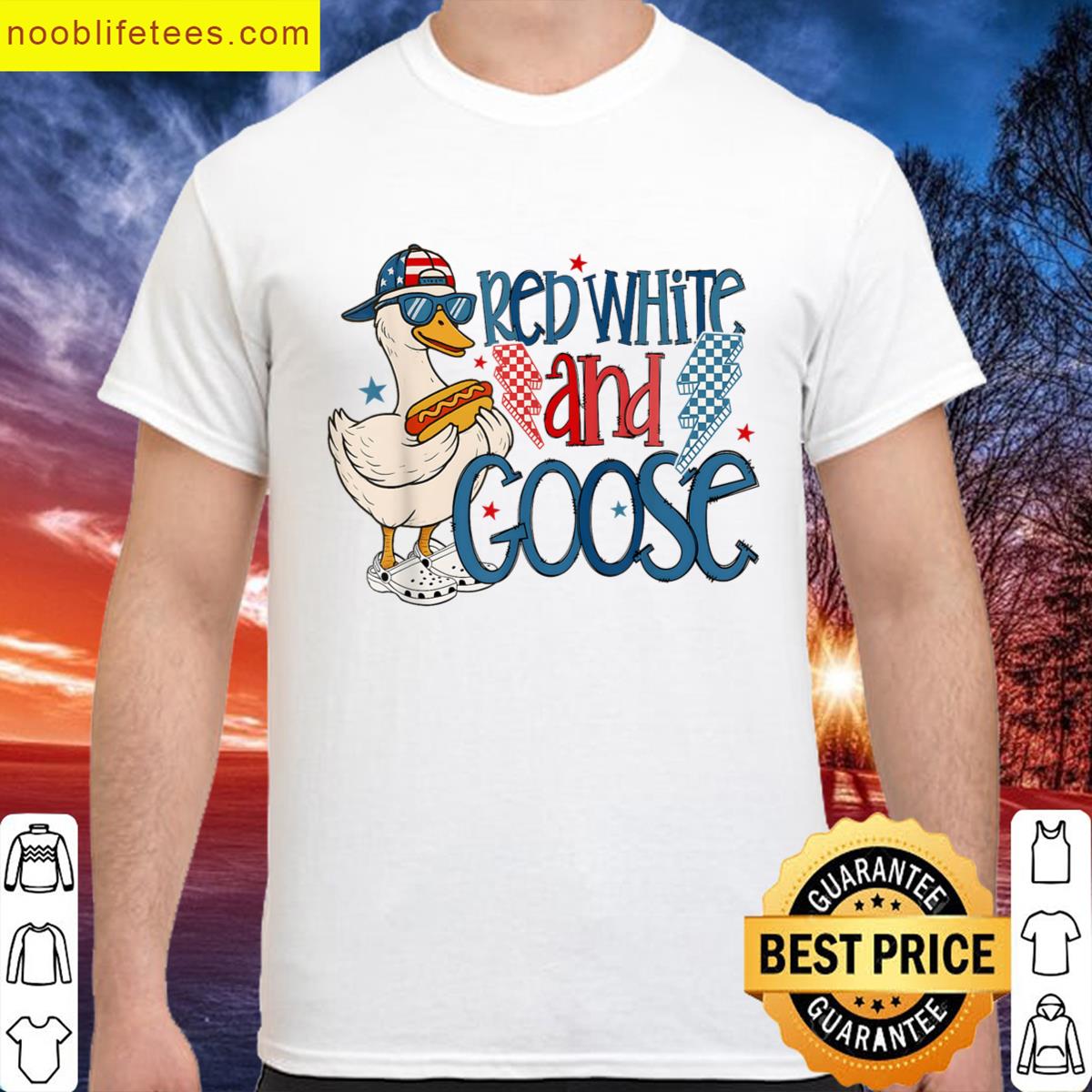 Retro Fourth Of July Goose premium shirt