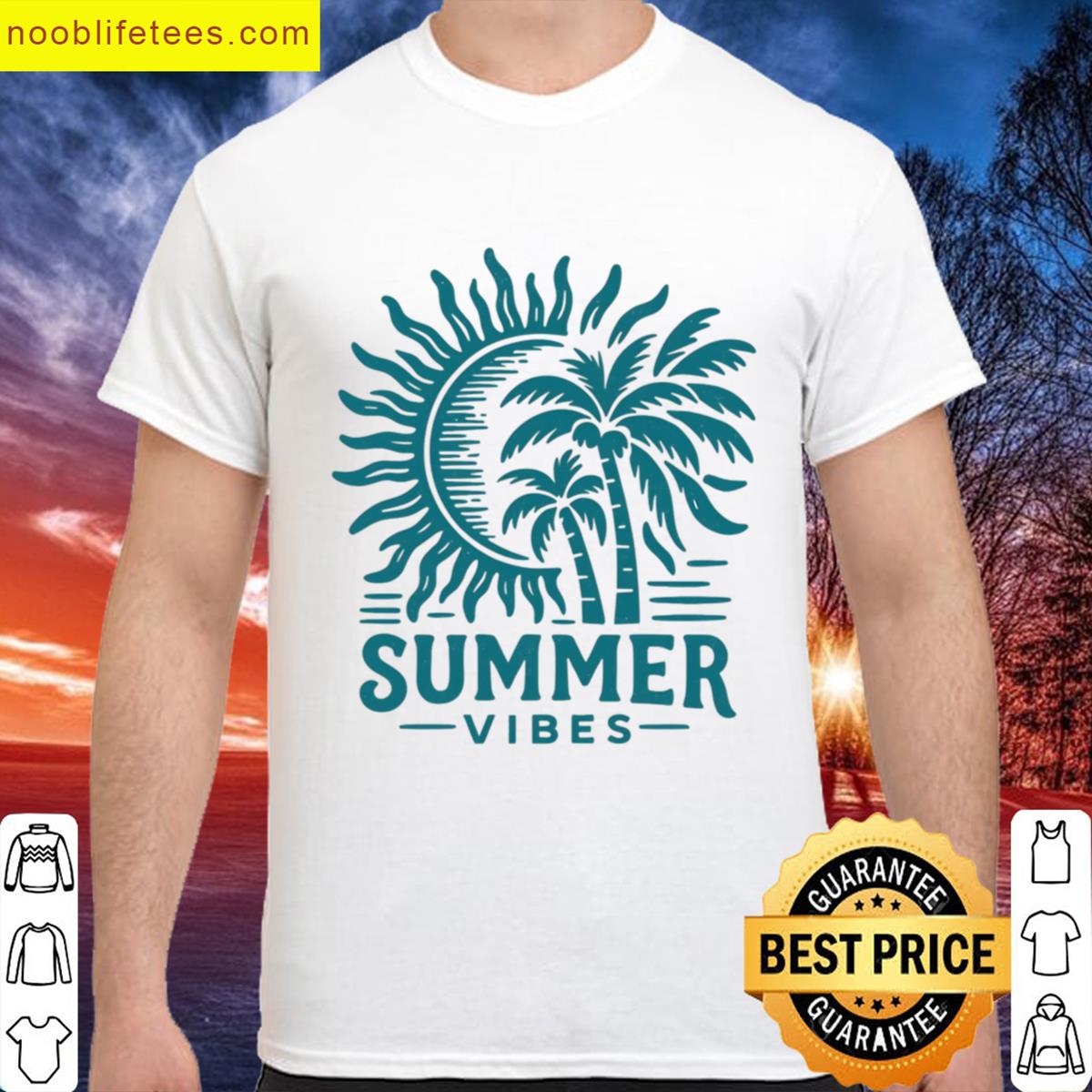 Summer Vibes Graphic Tee Trendy Design premium shirt