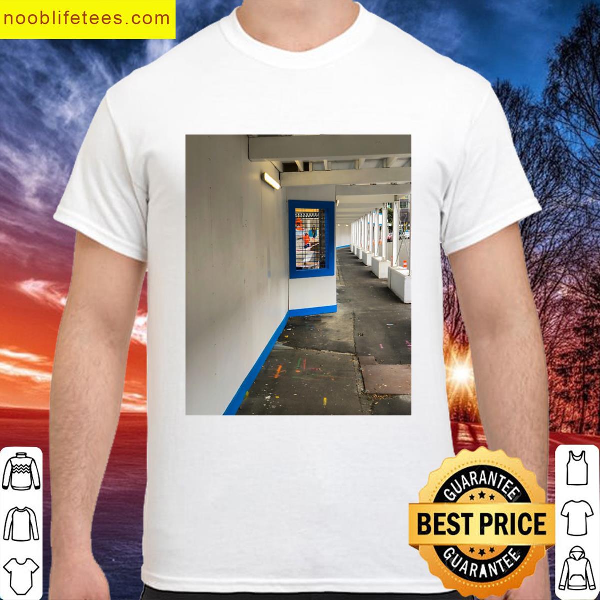 Urban Construction View Graphic Tee premium shirt