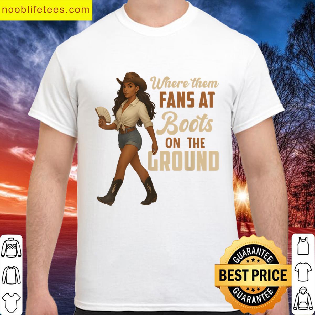 Where Them Fans At Graphic Tee premium shirt