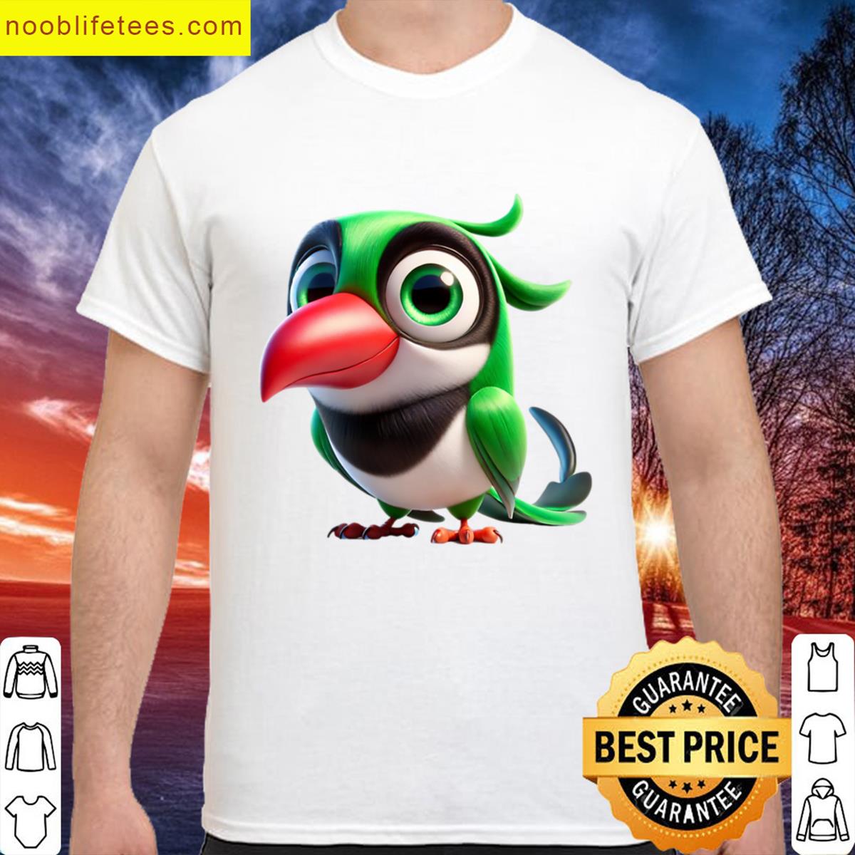 Adorable Common Green Magpie premium shirt