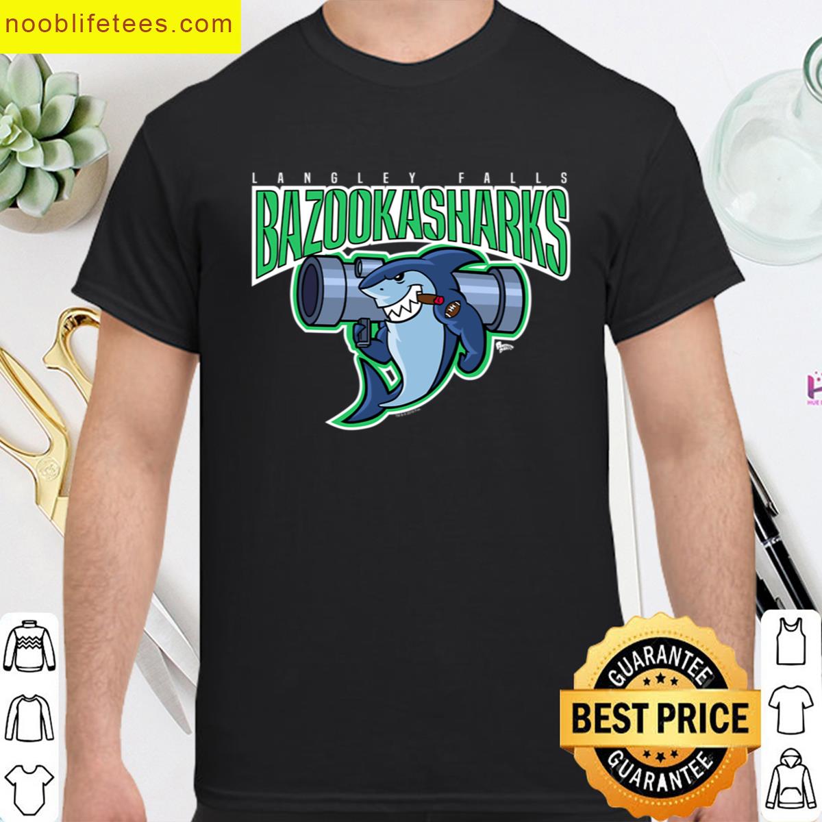 American Dad Bazooka Sharks Logo premium shirt