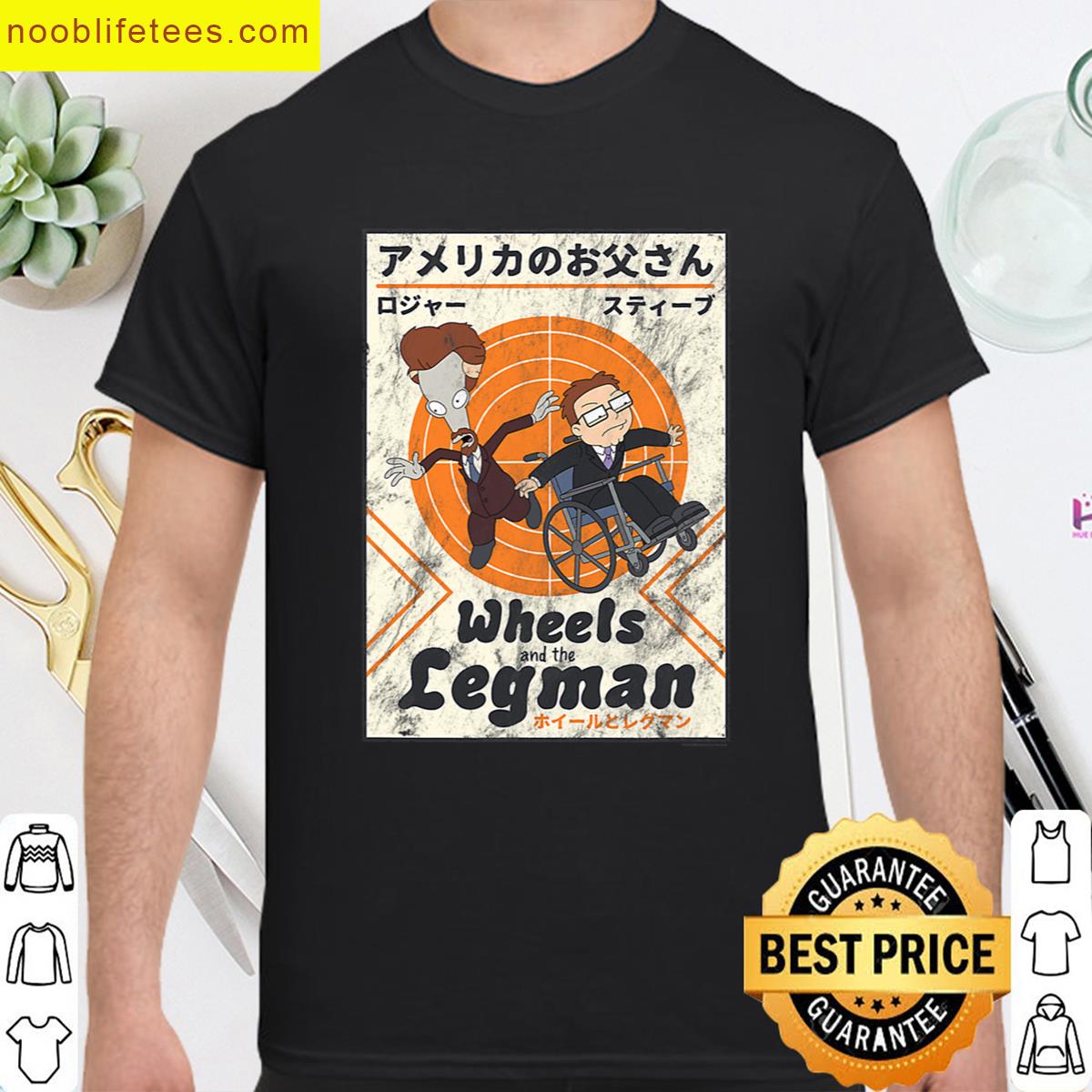 American Dad Wheels And The Legman premium shirt