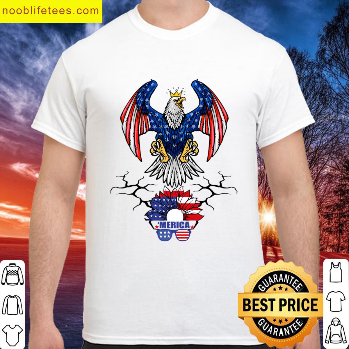 American Eagle Day Tribute Freedom Flag Patriot Pride premium shirt