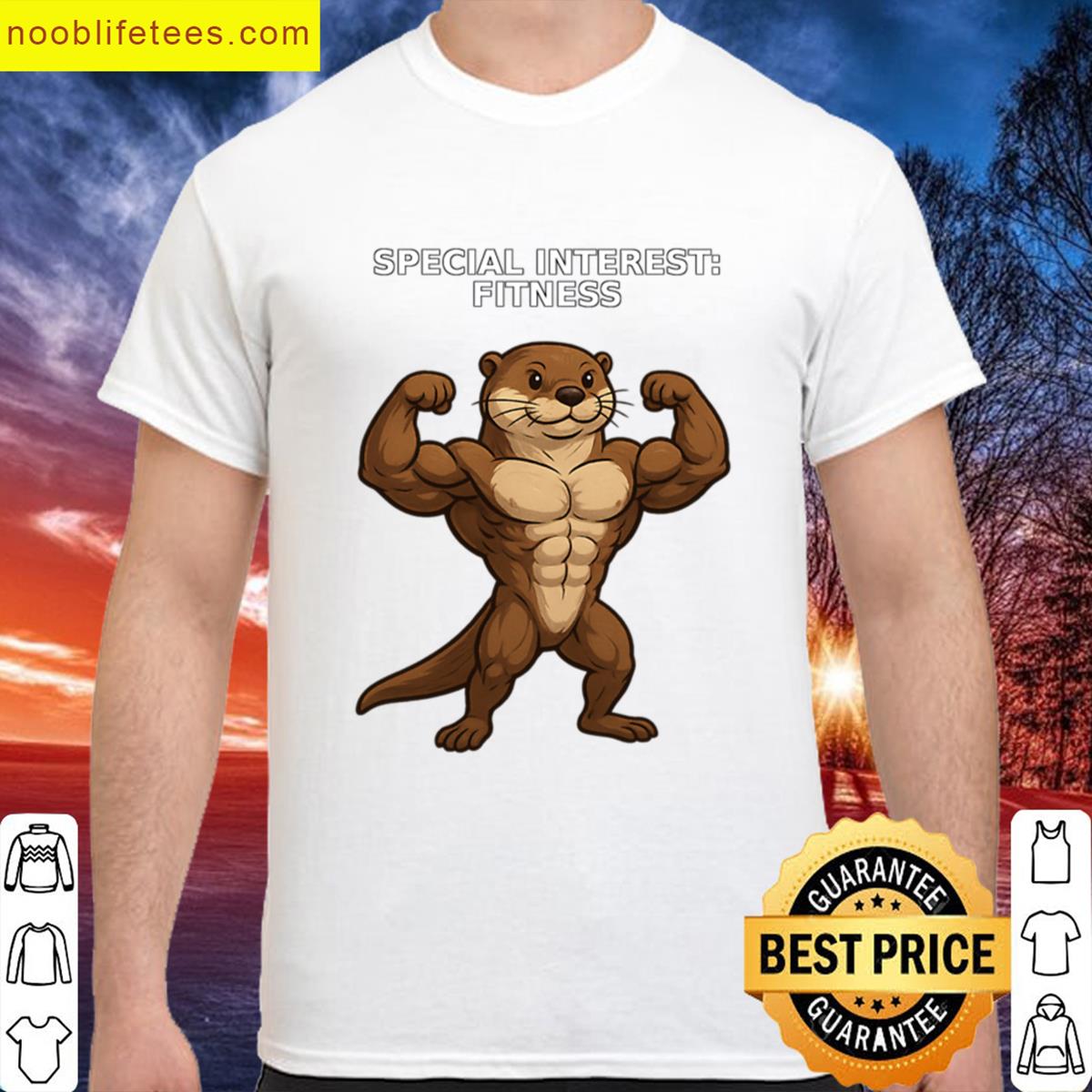 Asd Fitness Otter Flexing Fun premium shirt