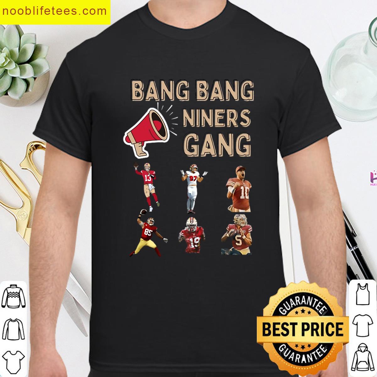 Bang Bang Niners Gang Football Poster premium shirt