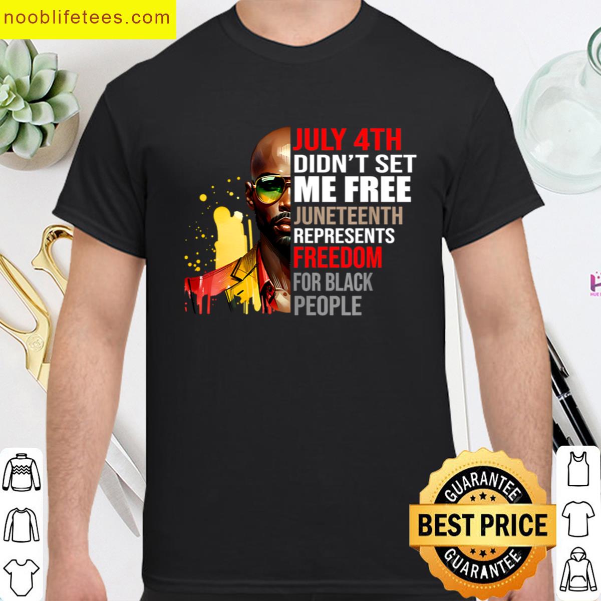 Celebrating Juneteenth 1865 Independence Day Black Man Boys premium shirt