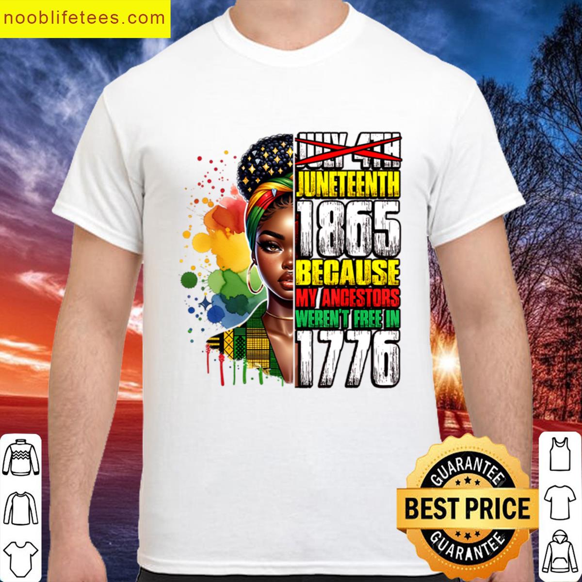 Celebrating Juneteenth 1865 Independence Day Black Women premium shirt