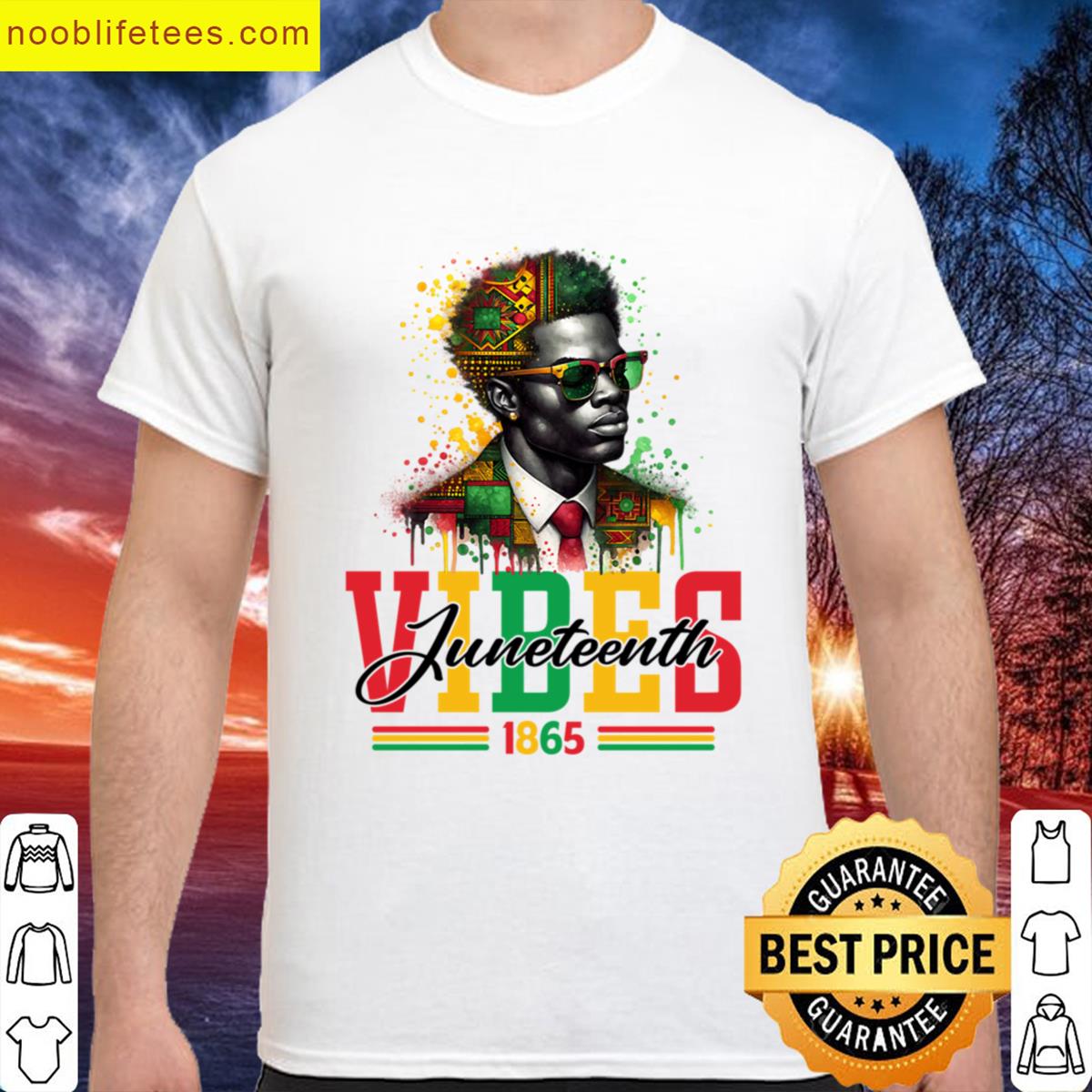 Celebrating Juneteenth Vibes Independence Day Black Men premium shirt