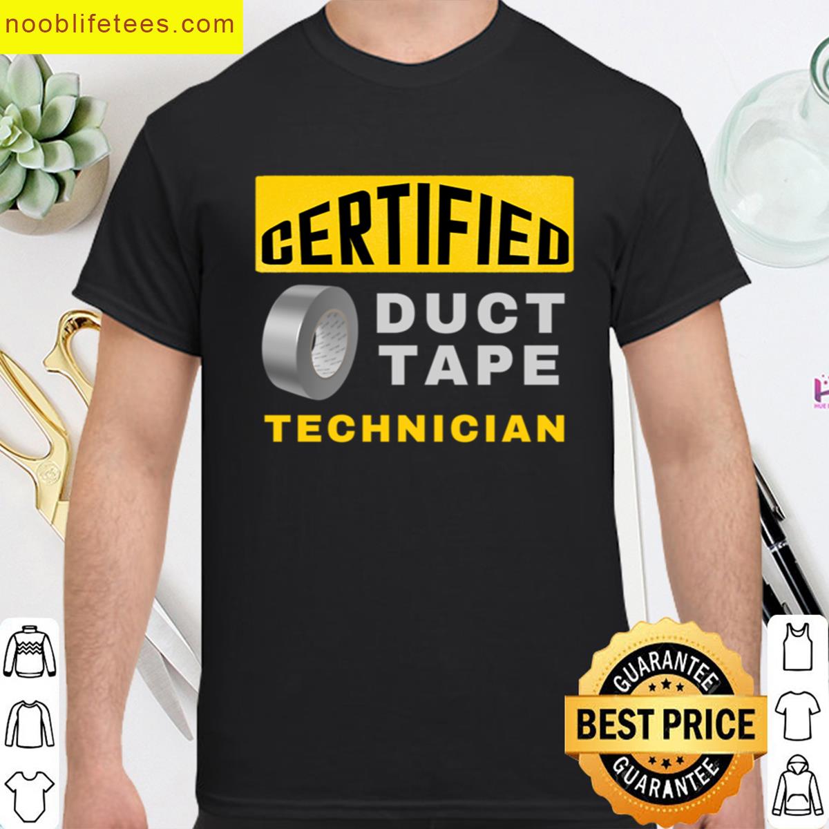 Certified Duct Tape Technician premium shirt