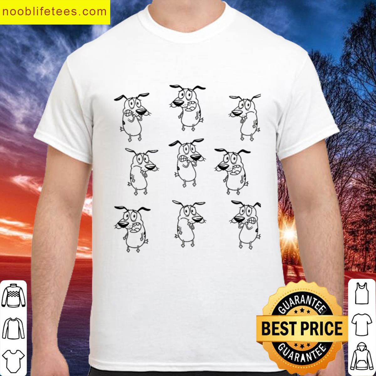 Cowardly Adventure Nostalgic Design For Brave Fans premium shirt