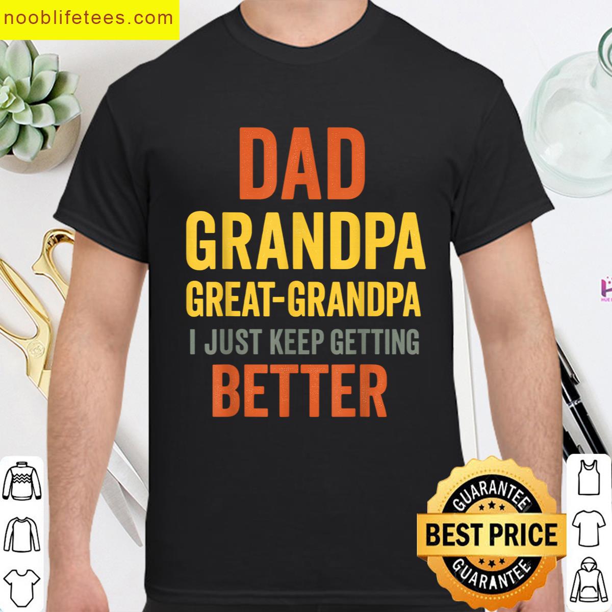 Funny Great Grandpa For Fathers Day premium shirt