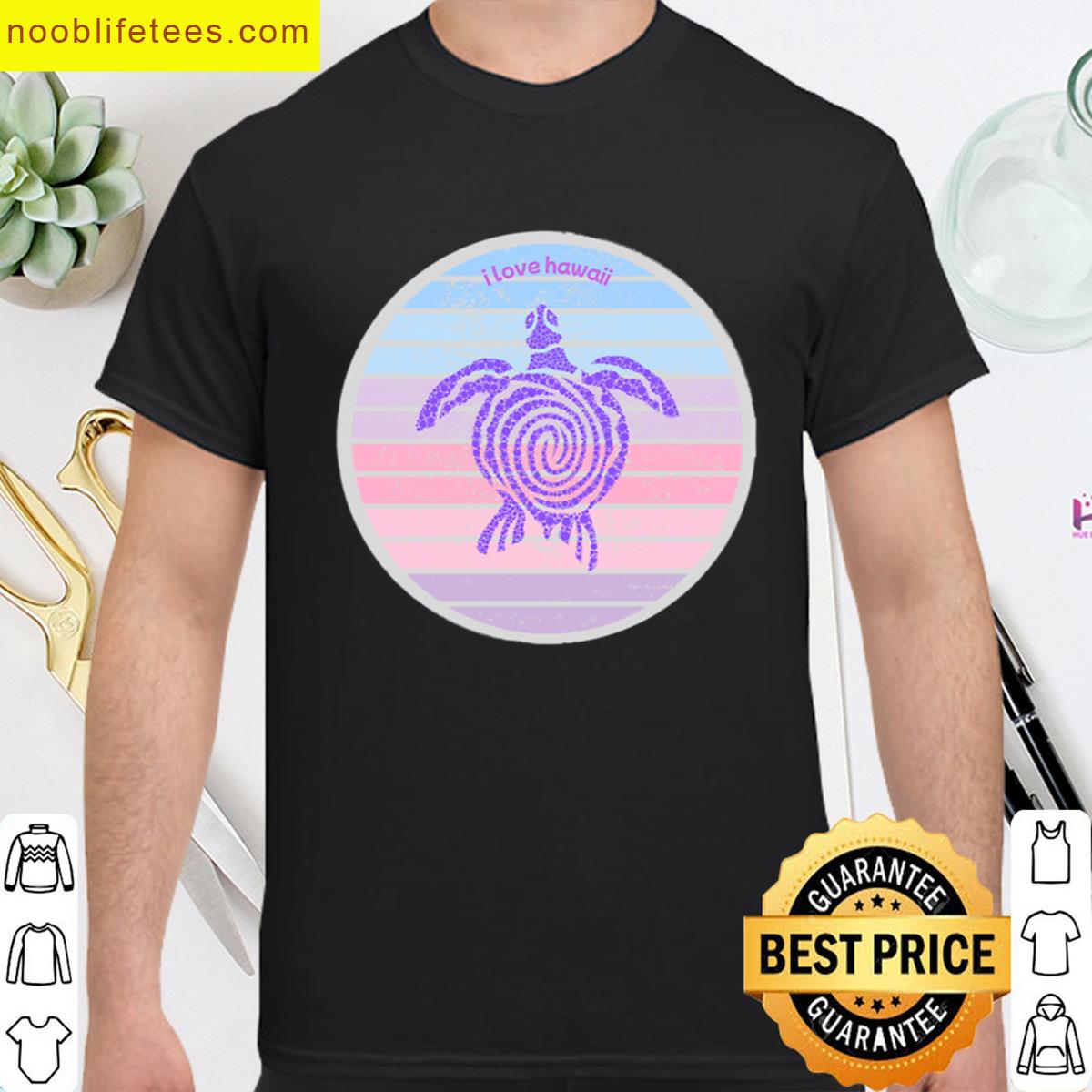 I Love Hawaii Honu premium shirt