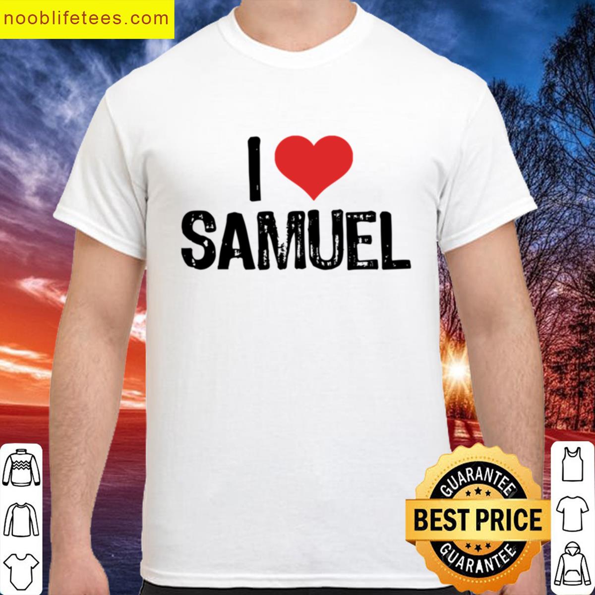 I Love Samuel Active premium shirt