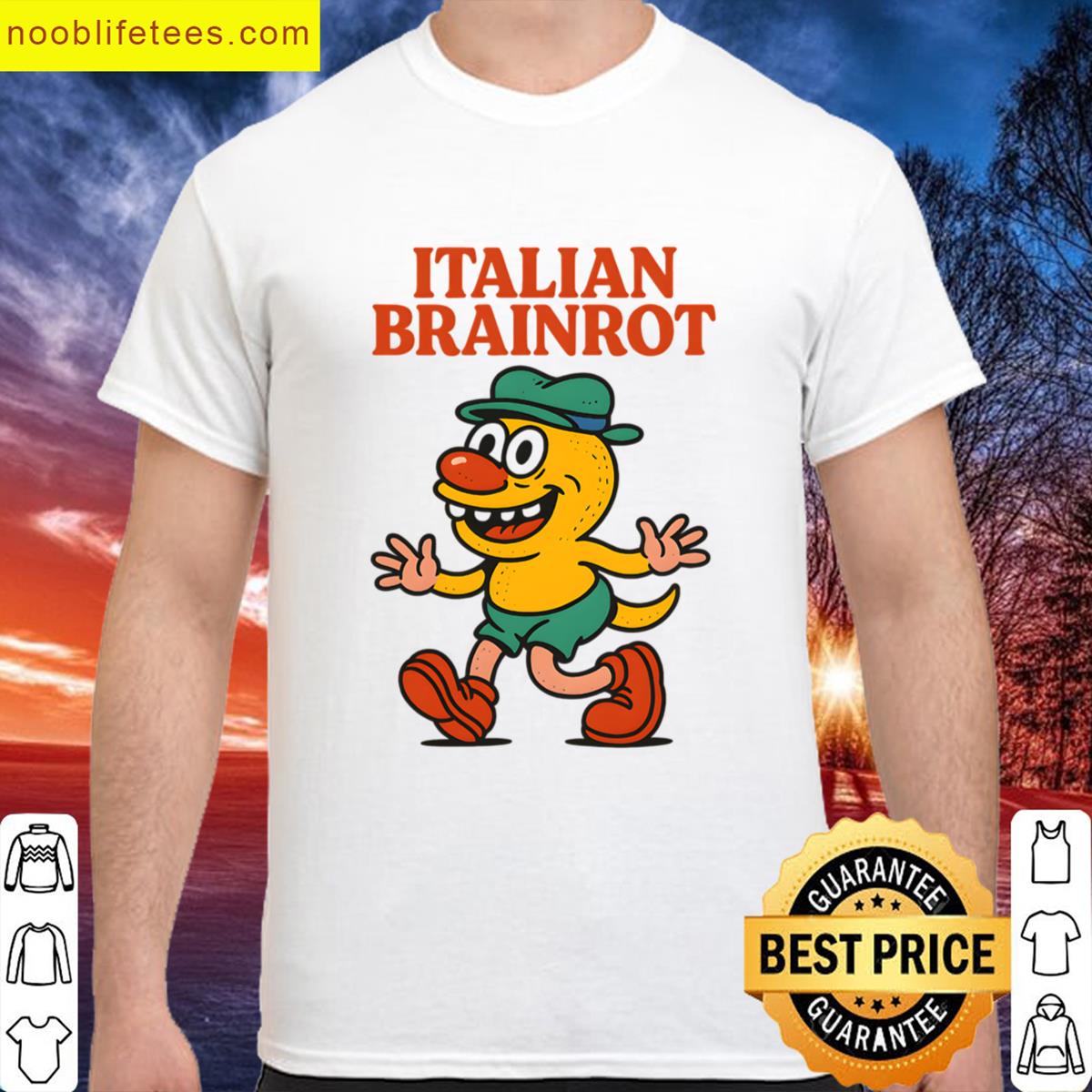 Italian Brainrot Retro Surreal Style premium shirt