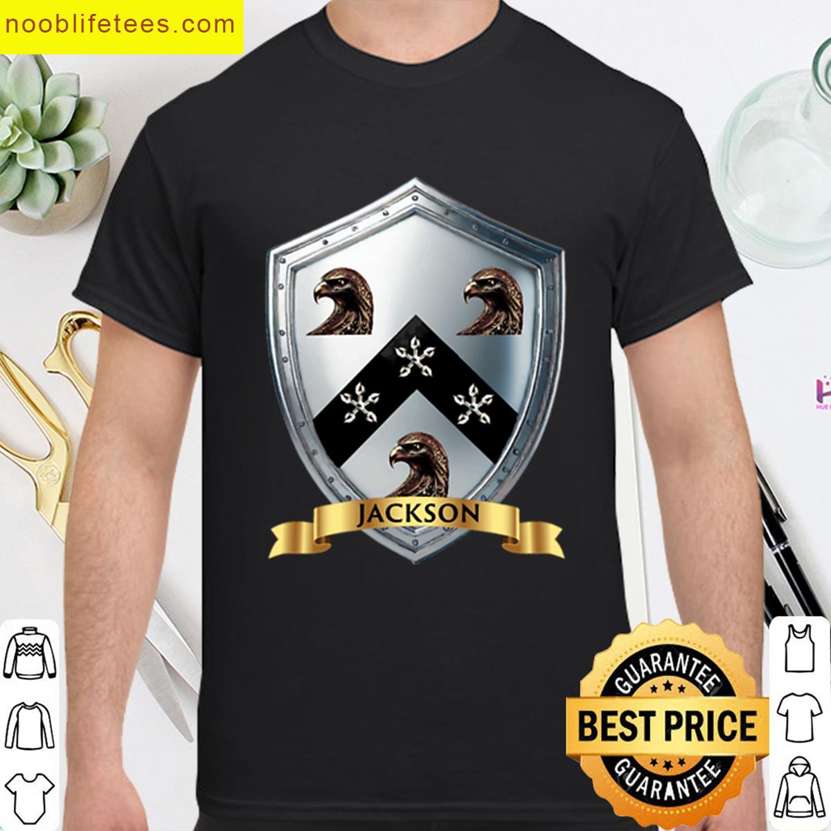 Jackson Crest Shield With Banner English Heritage Emblem premium shirt