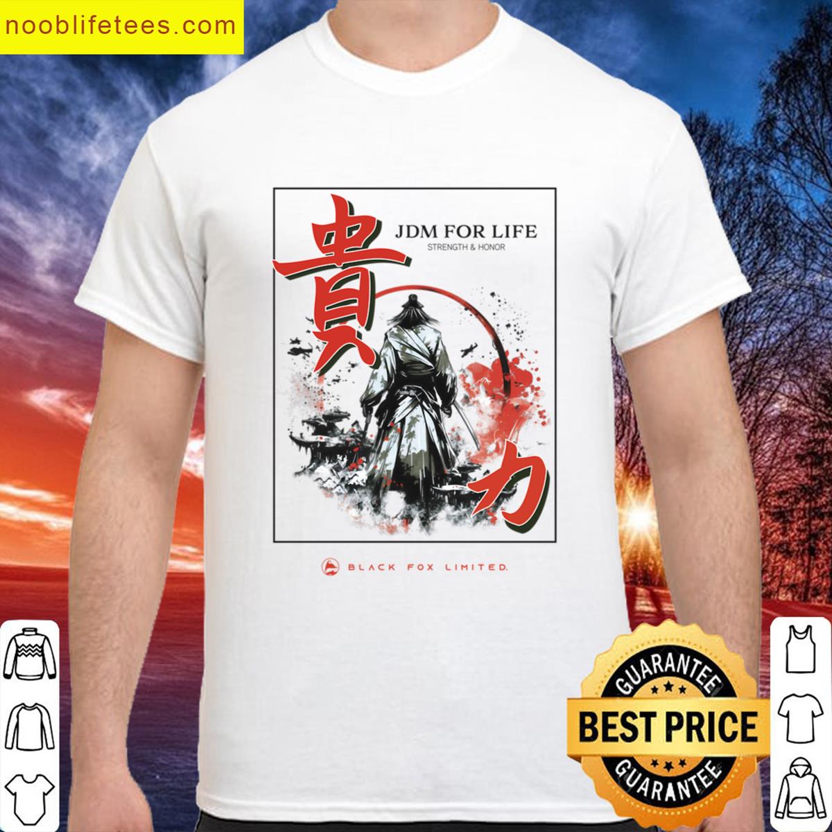 Jdm For Life Samurai Strength Honor premium shirt