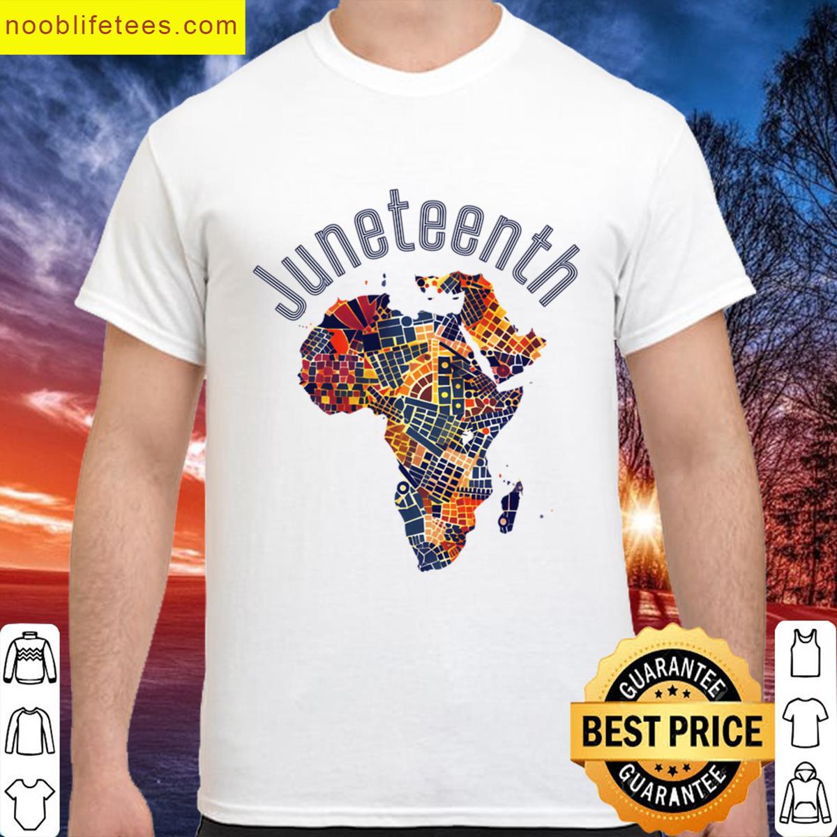 Juneteenth Africa Mosaic Puzzles premium shirt