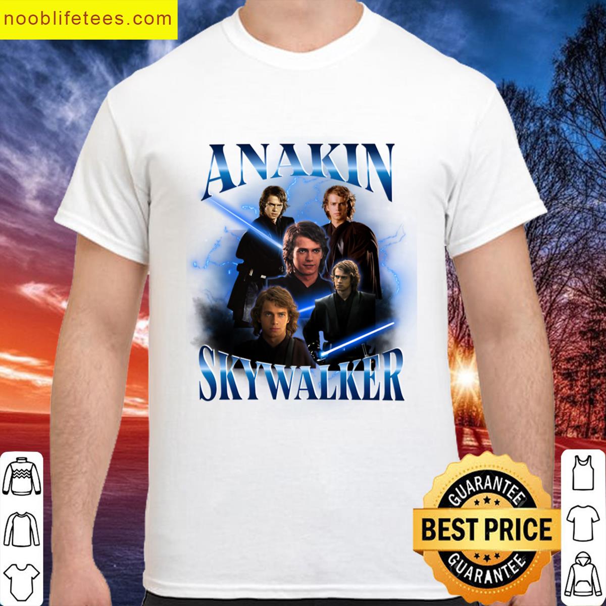 Anakin Skywalker Jedi Retro Collage premium shirt