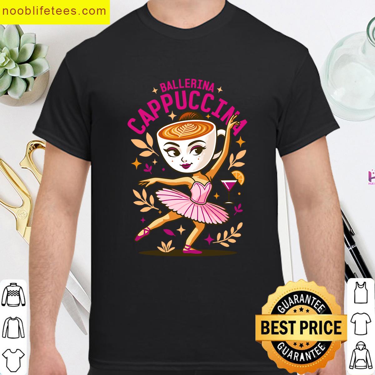 Ballerina Cappuccina Italian Brainrot Memes premium shirt