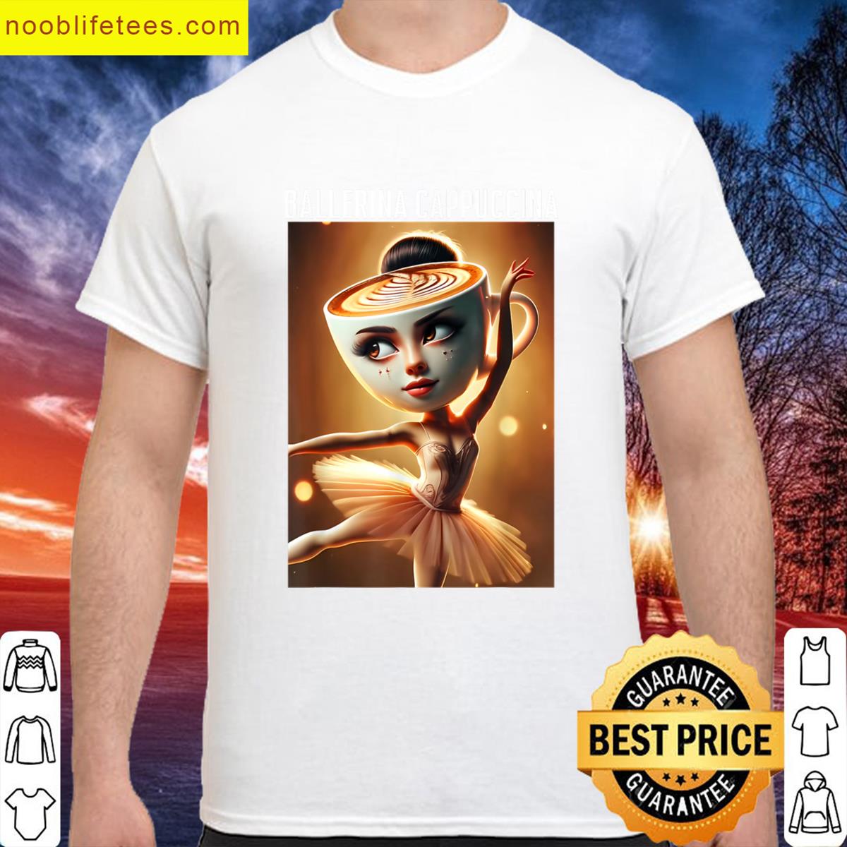 Ballerina Cappuccino Funny Italian Brain Red premium shirt