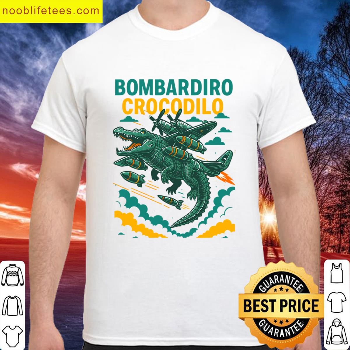Bombardiro Crocodilo Italian Brainrot Memes premium shirt