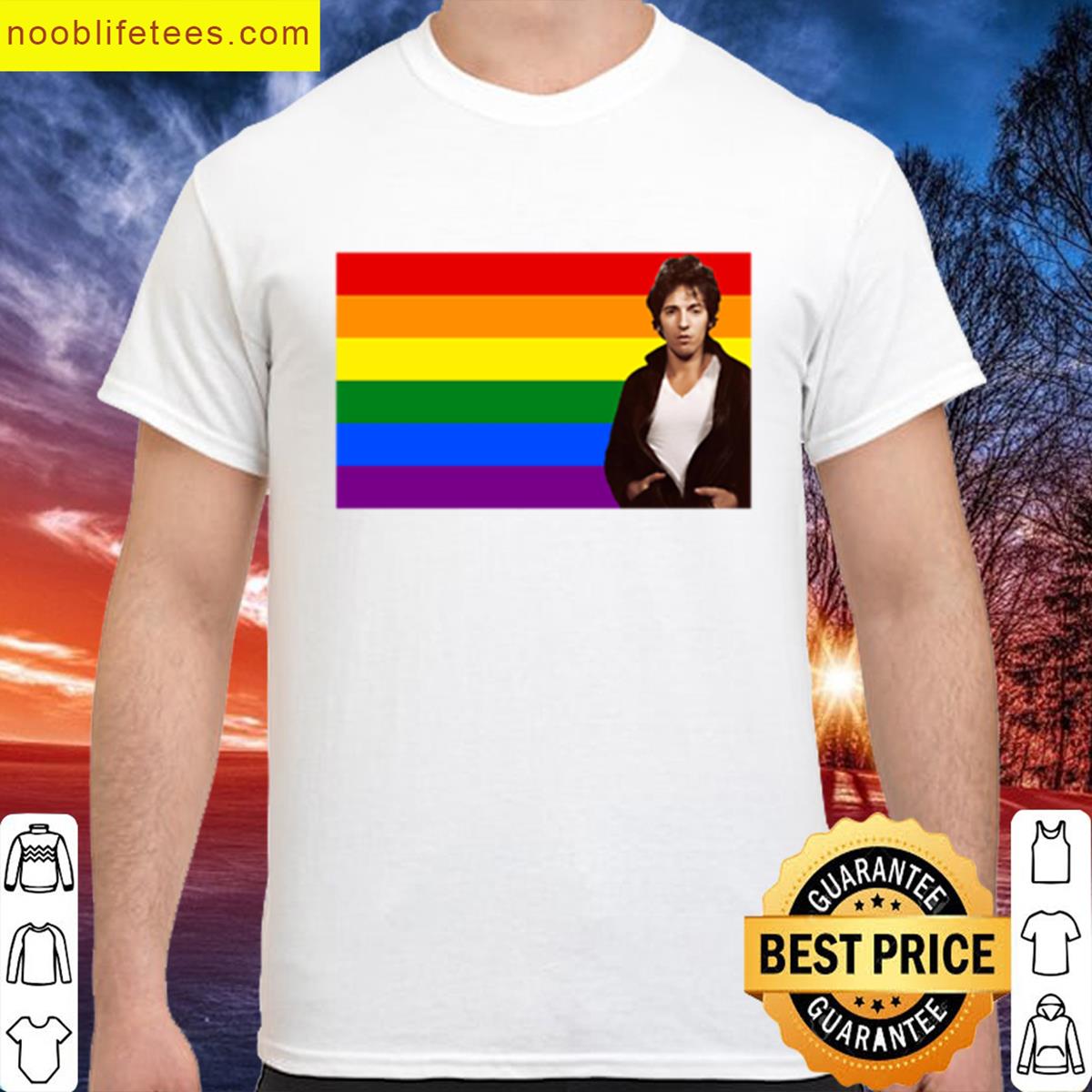 Bruce Springsteen But For Gay Ppl premium shirt