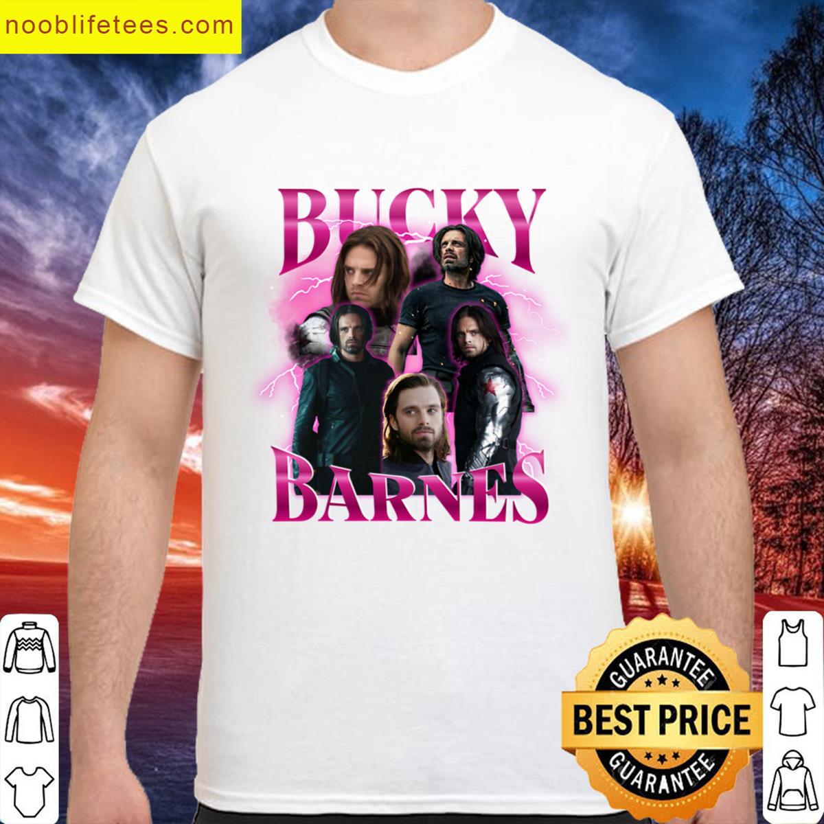 Bucky Barnes Winter Soldier Retro Collage premium shirt