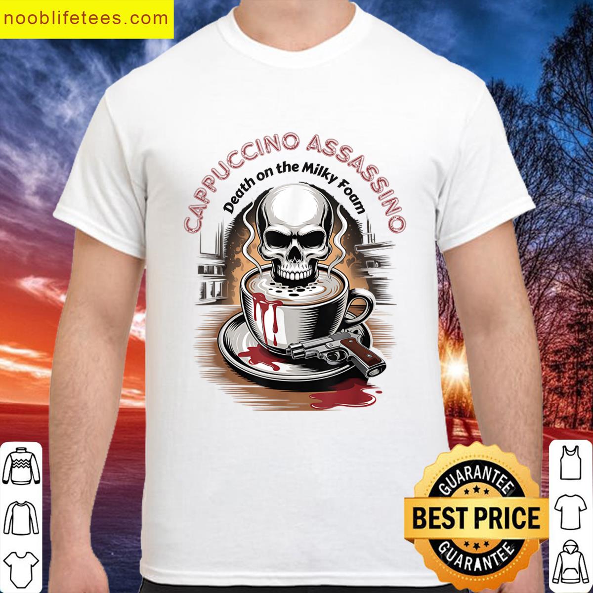 Cappuccino Assassino Meme Humor Italian Coffe premium shirt