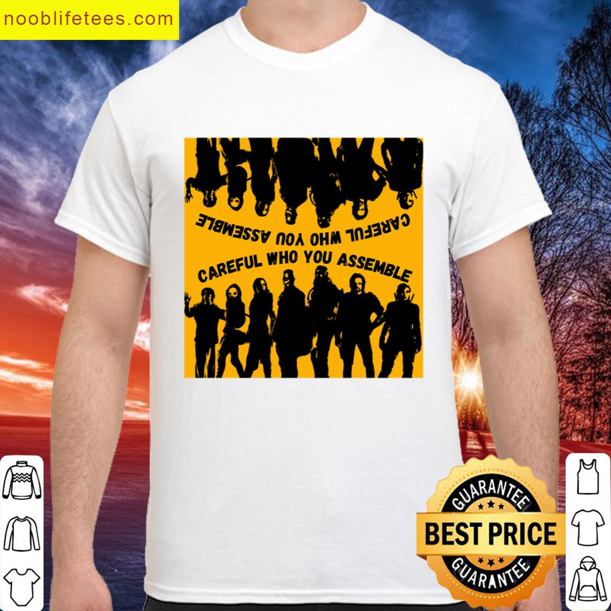 Careful Who You Assemble premium shirt