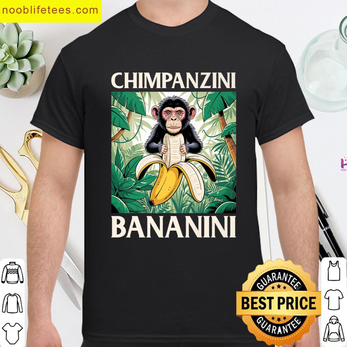 Chimpanzini Bananini Italian Brainrot Meme Premium premium shirt
