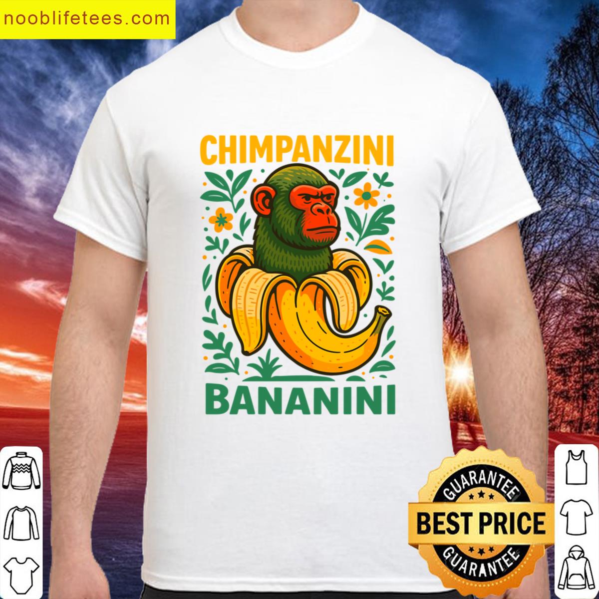 Chimpanzini Bananini Italian Brainrot Memes premium shirt