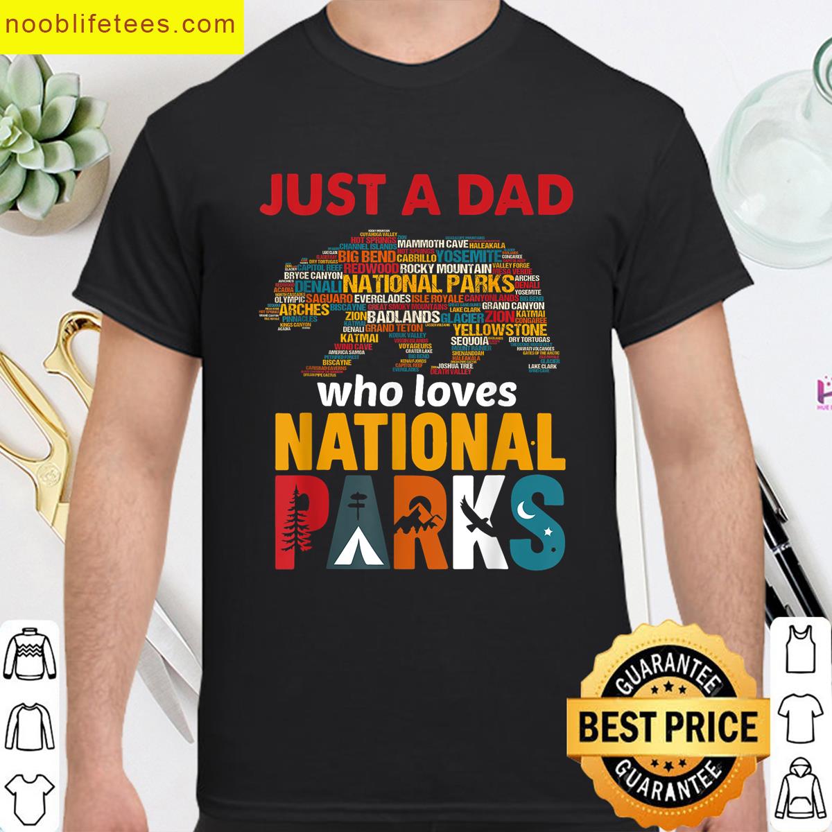 Dad Who Came Back With Milk And Loves National Parks premium shirt