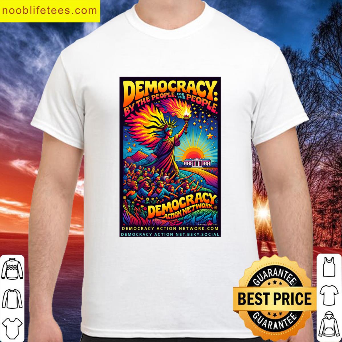 Democracy By The People For The People Oversized premium shirt