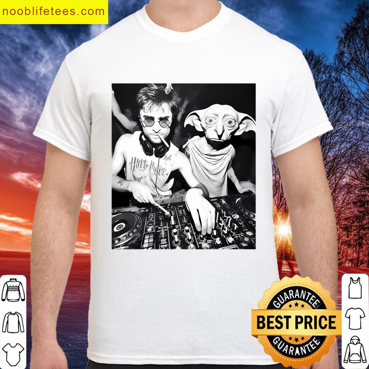 Dobby And Dj Harry Potter Meme premium shirt